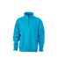 James and Nicholson Unisex Workwear Half Zip Sweatshirt (Turquoise) - UTFU275