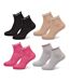 Chaussettes à paillettes Femme Message Humoristique Pack de 8 Paires-4