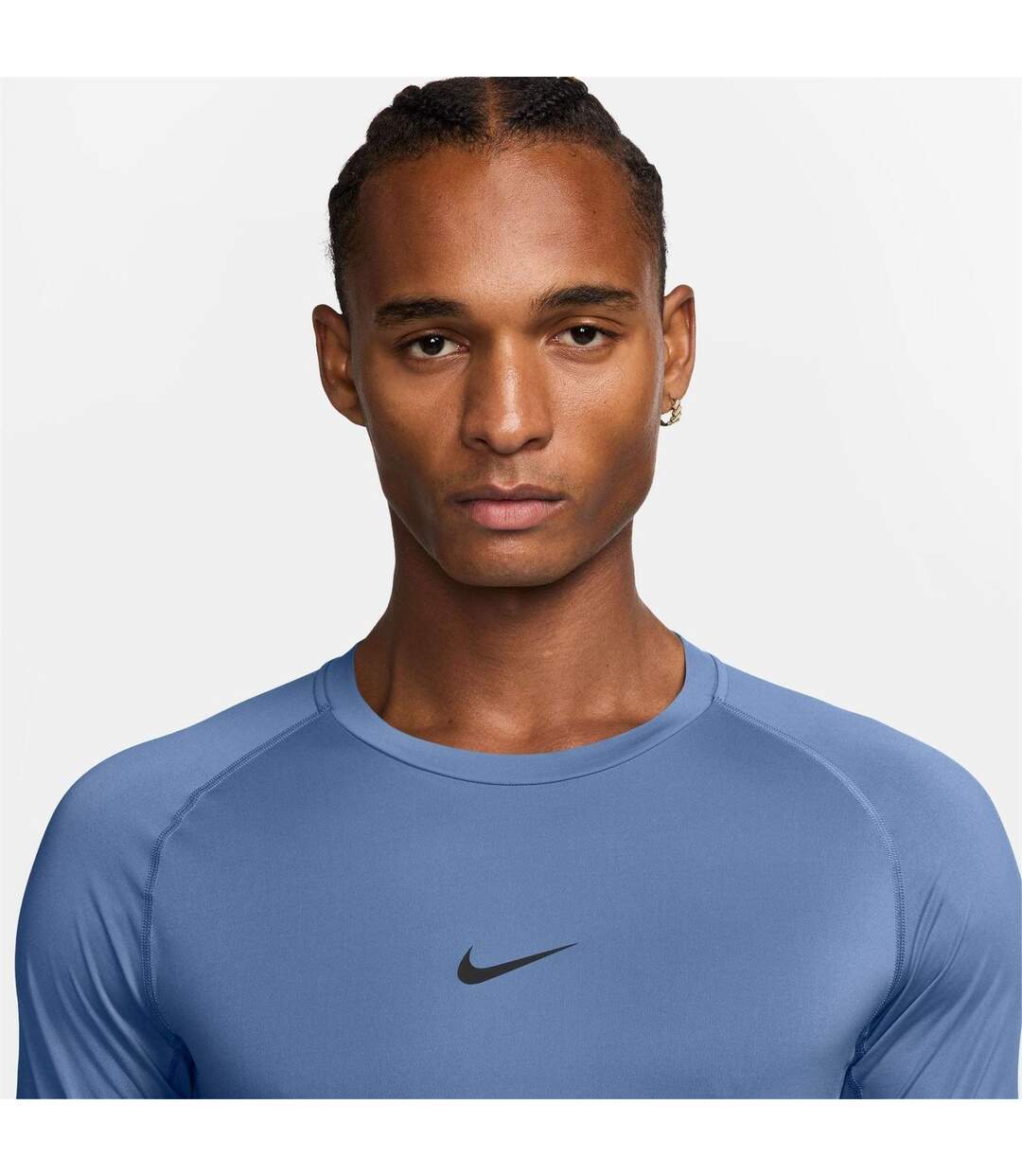 Mens Pro Core Dri-fit Compression Tight Base Layer Top Indigo Storm Nike-3
