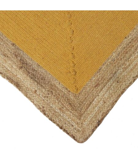 Tapis Déco en Jute Rodame 120x170cm Moutarde