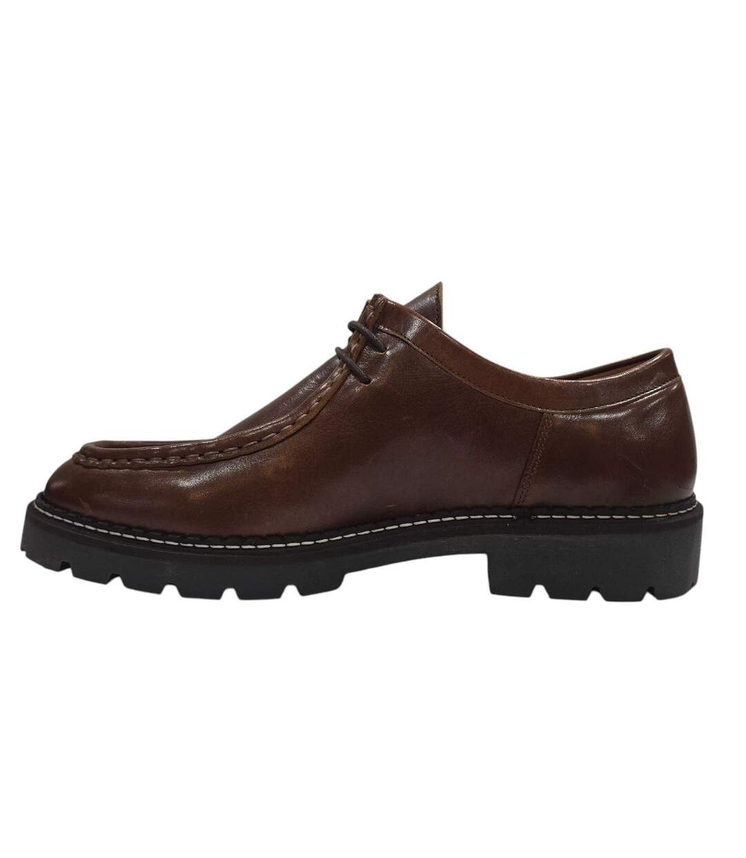 Mens Full Grain Leather Derby Shoes Brown Nicholas Deakins-3
