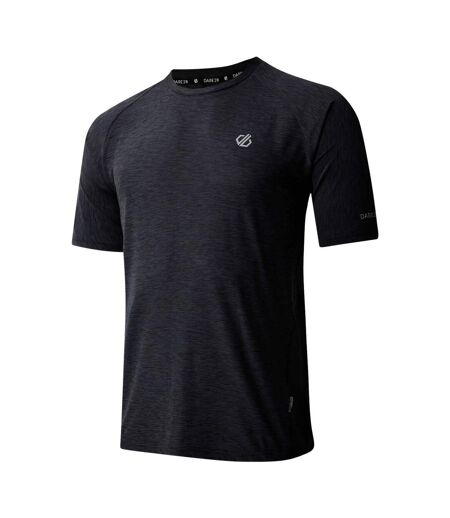 T-shirt Power Up Homme Noir Chiné Dare 2B