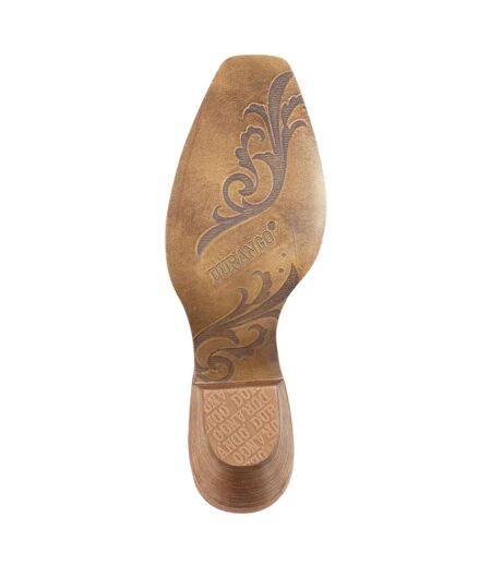 Bottes De Cowboy Crush Femme Marron Kaki Durango
