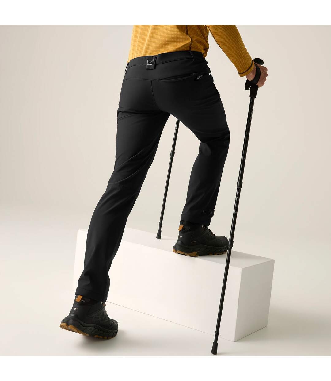 Pantalon De Randonnée Geo Homme Noir Regatta-4
