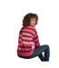 Pull Motif/style Décalé Femme Rose WoolOvers-2