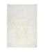 Tapis Imitation Fourrure Fin 120x170cm Écru-1