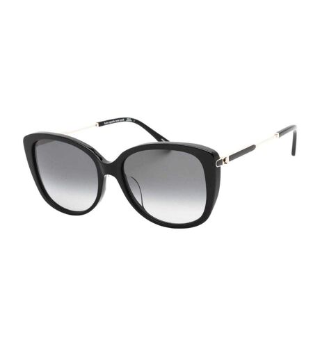 Womens/ladies Lorene Shaded Sunglasses One Size Black Grey Kate Spade