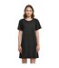 Robe T-shirt Femme Noir Build Your Brand-2