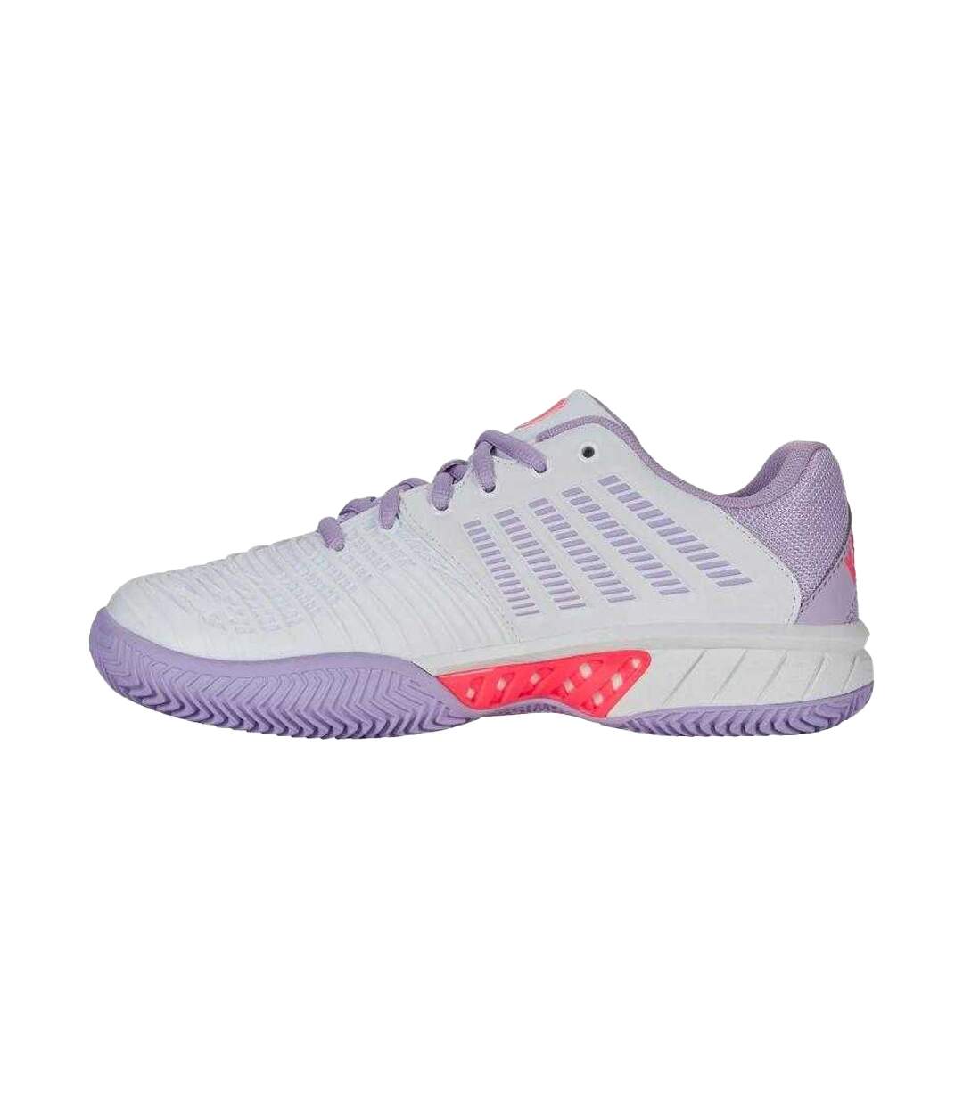 Womens/ladies Express Light 3 Clay Trainers White Violet K-Swiss-3