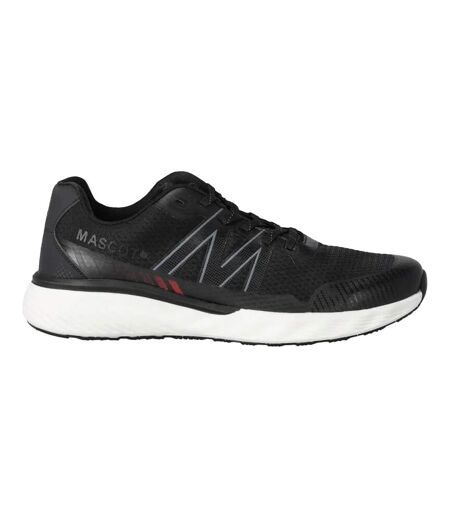 Mens Logo Microfibre Trainers Black Mascot