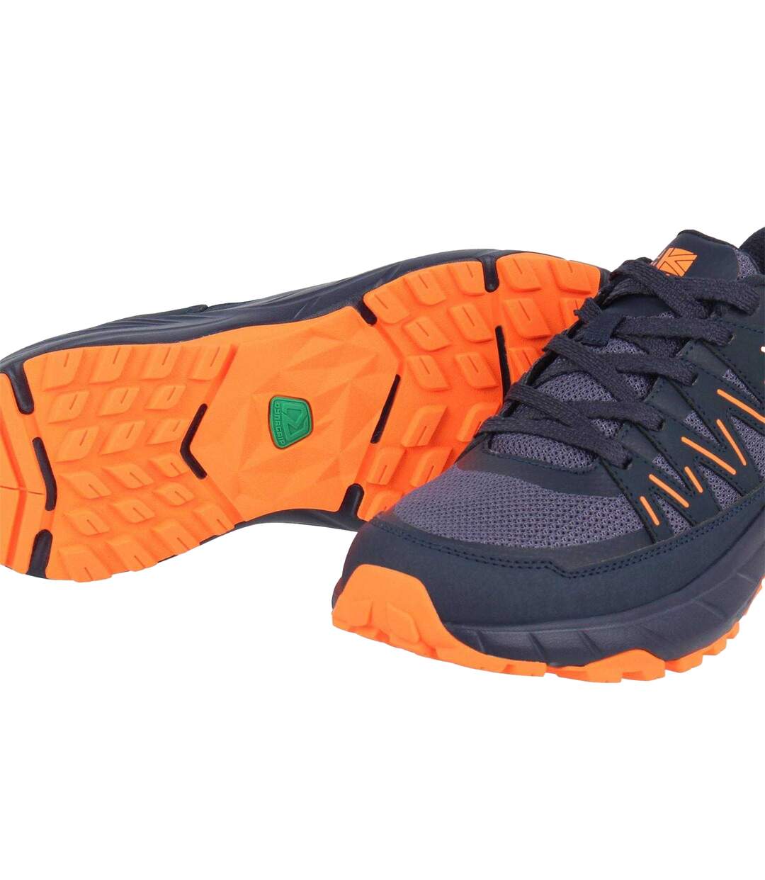 Mens Ortholite Trainers Navy Orange Karrimor-4