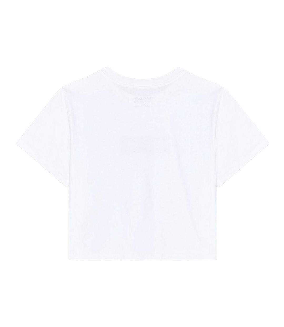 T-shirt Blanc Femme Teddy Smith Supalm - S