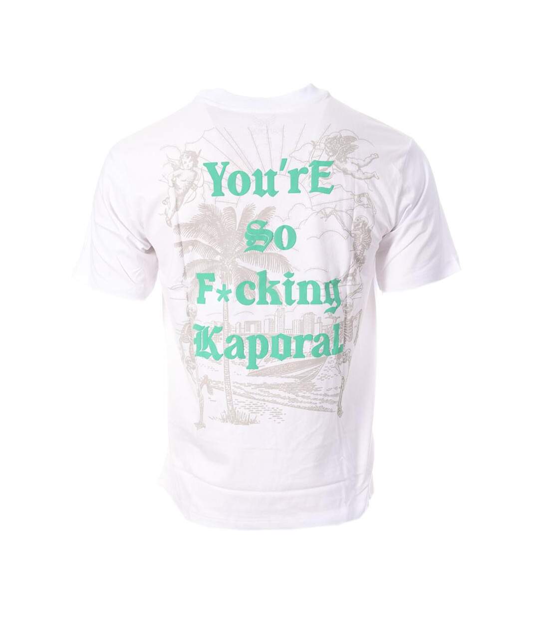 T-Shirt blanc homme kaporal torinh25m11 - l-2