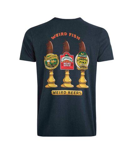 T-shirt weird beers homme bleu marine Weird Fish