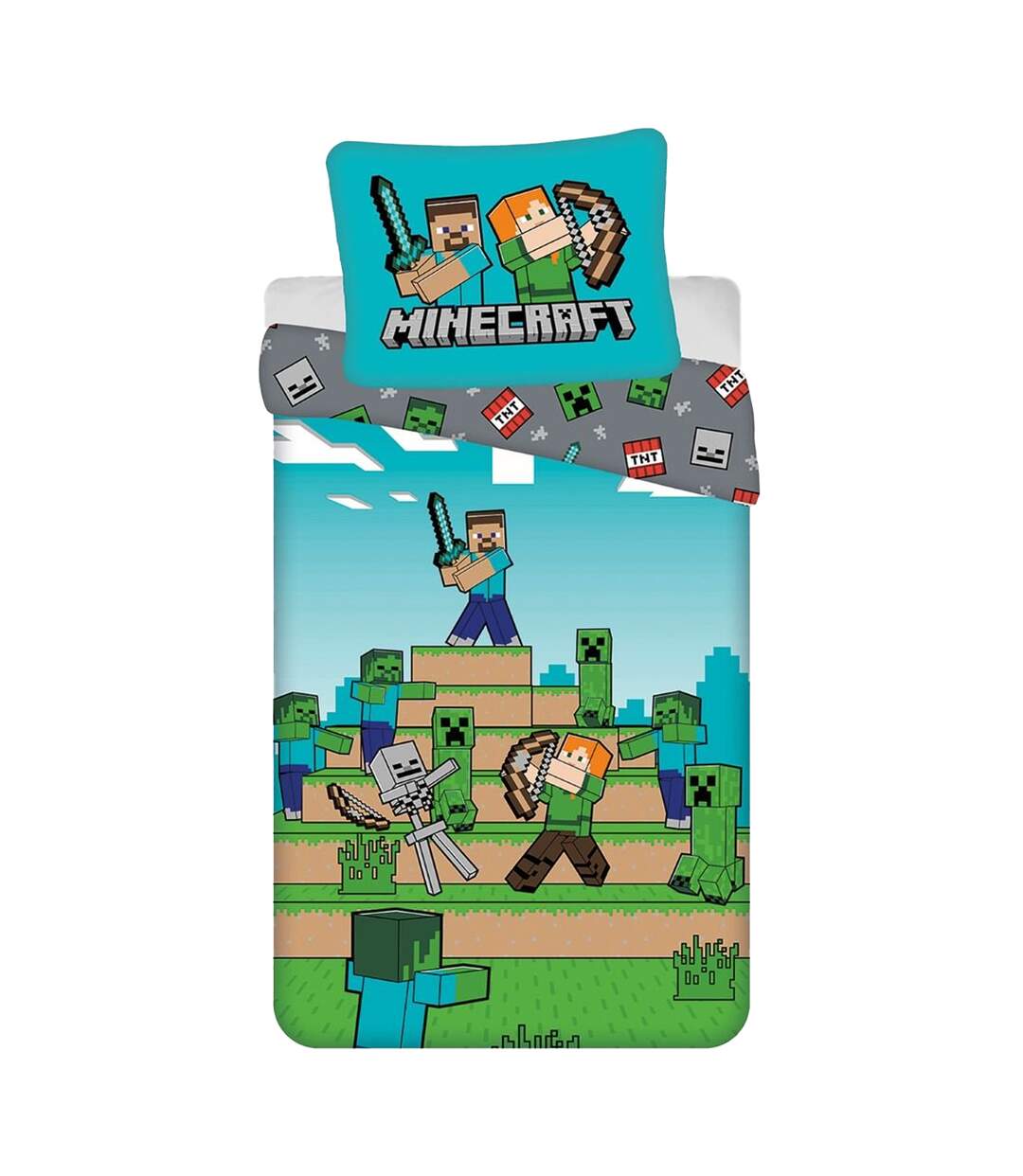 We Got This Single Duvet Cover Set Multicoloured Minecraft-2