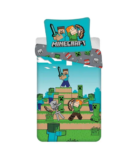 We Got This Single Duvet Cover Set Multicoloured Minecraft