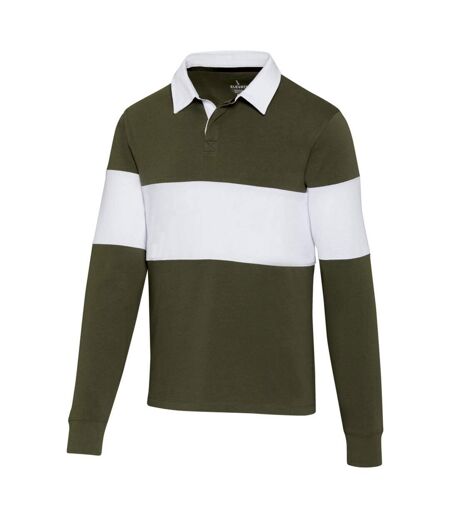 Polo sweat clyde adulte blanc Elevate