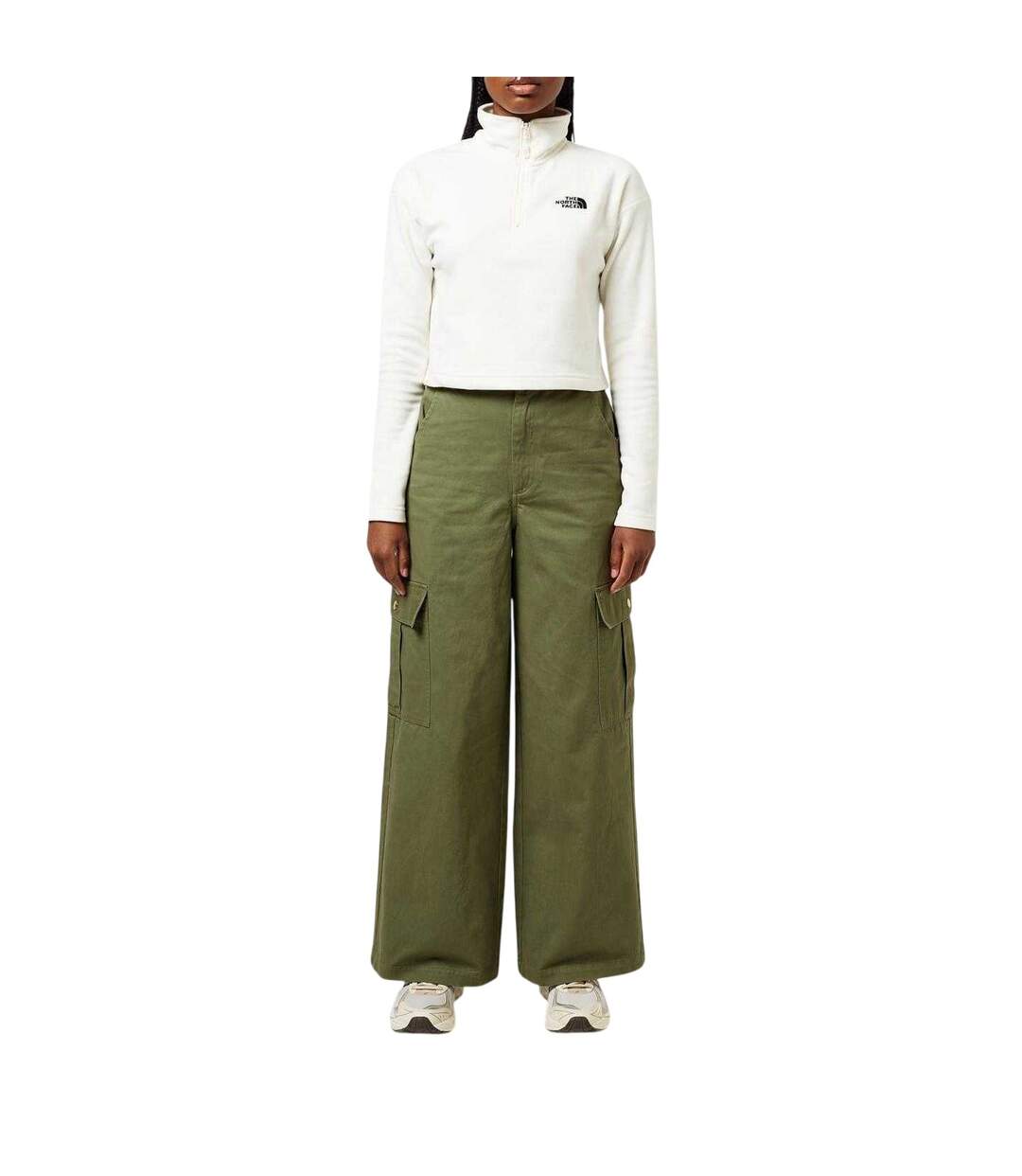 Haut Polaire Glacier Femme Blanc The North Face-3