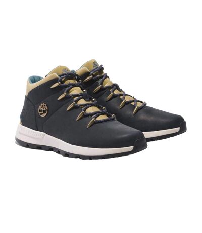 Mens Sprint Trekker Leather Lace Up Mid Boots Blue Timberland