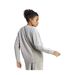 Sweat Essentials Femme Gris Argenté Adidas-3