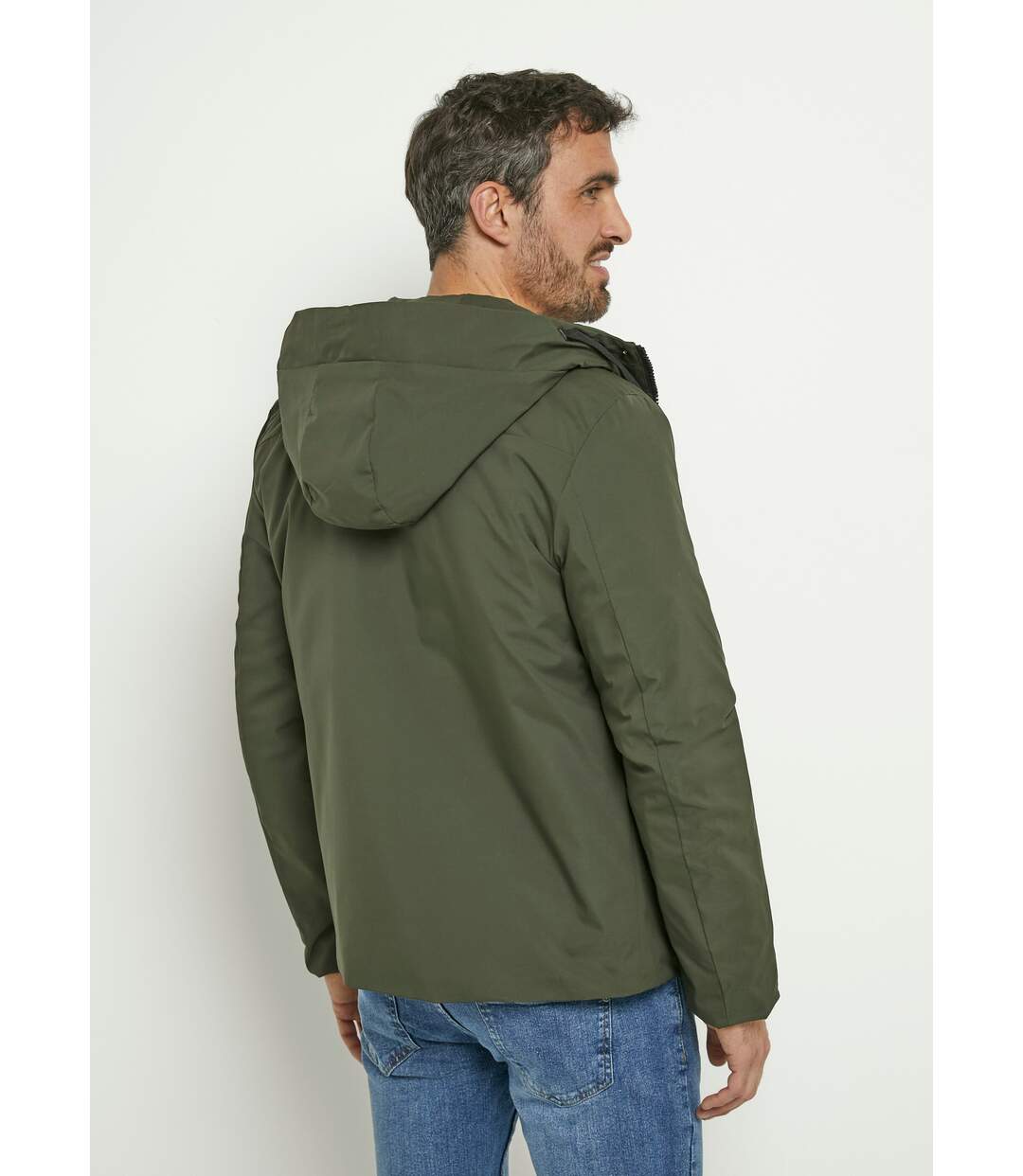 Veste déperlante chaude à capuche-2