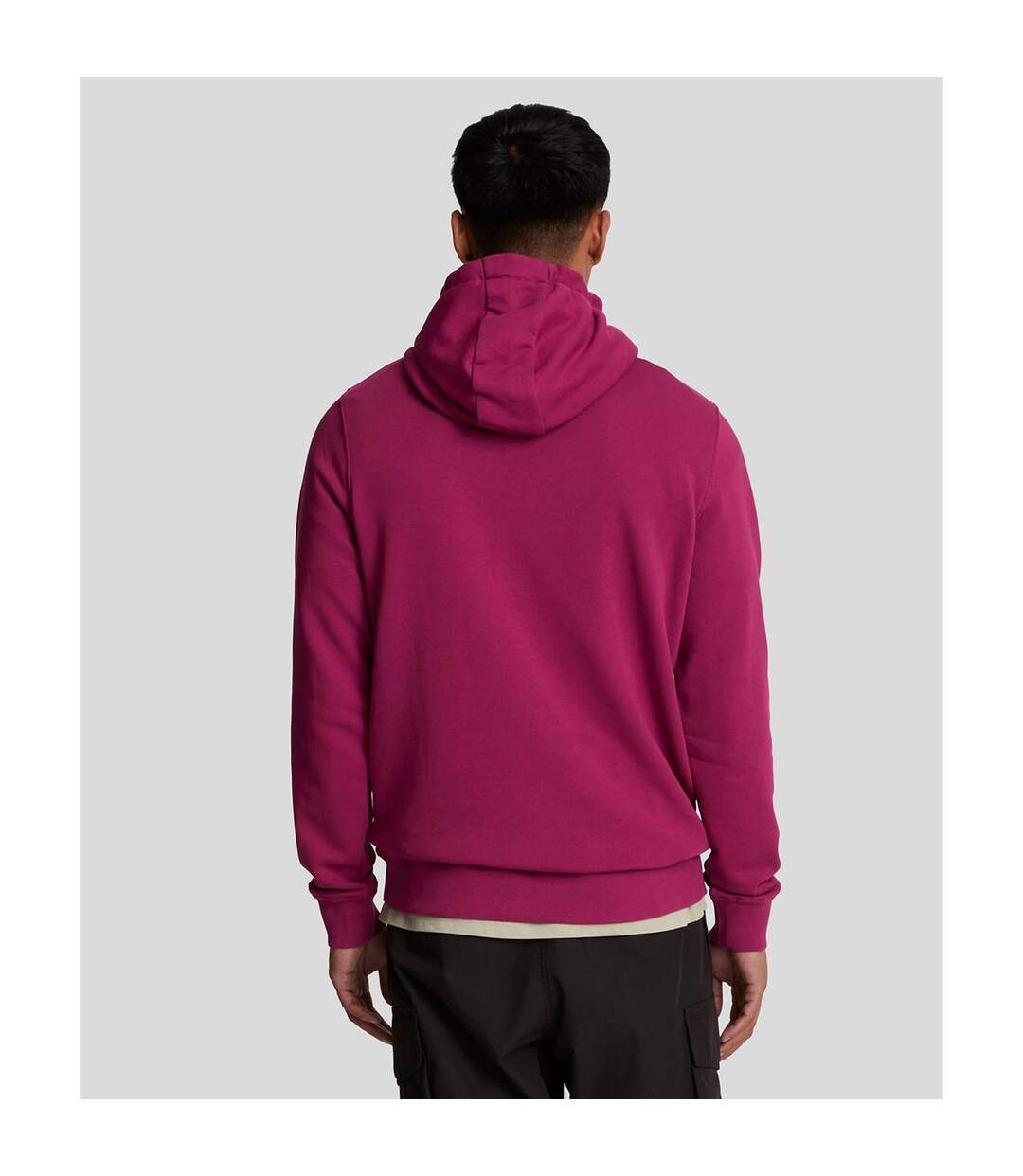 Sweat À Capuche Homme Bordeaux Lyle & Scott-3
