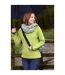 Womens/ladies Beye Grid Eco Friendly Quarter Zip Fleece Top Tarragon Weird Fish-1