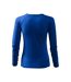 T-shirt Manches Longues Elegance Femme Bleu Malfini-2