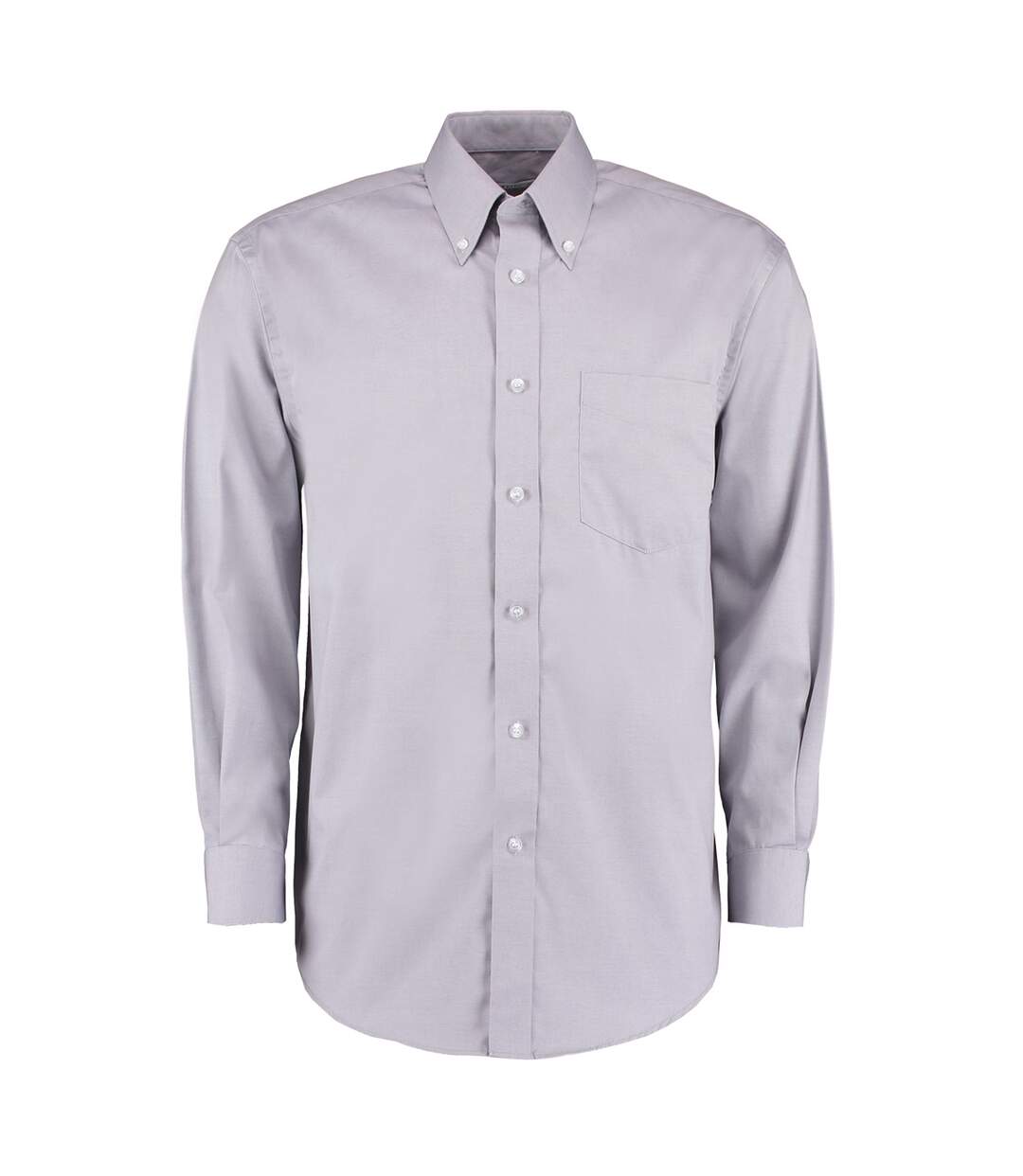 Chemise à manches longues homme gris metal Kustom Kit