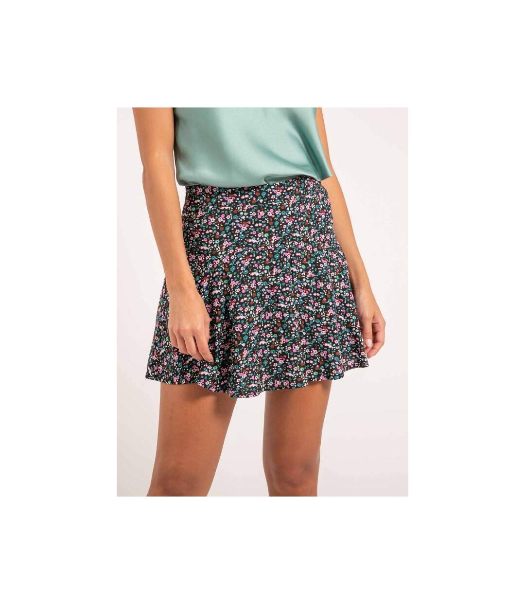 Jupe short motifs XEBEGE - Dona X Lisa-1