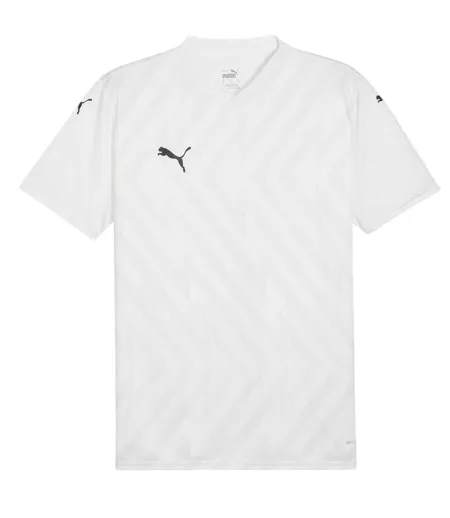Mens Teamglory Jersey T-shirt White Black Grey Puma