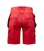 Mens Work Shorts Red Projob-2