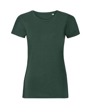 T-shirt femme vert bouteille Russell Russell