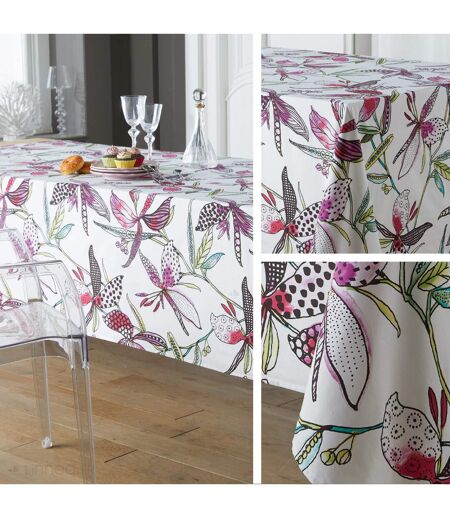 Nappe coton enduite PARADIS Rectangulaire