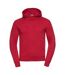 Mens authentic hoodie classic red Russell