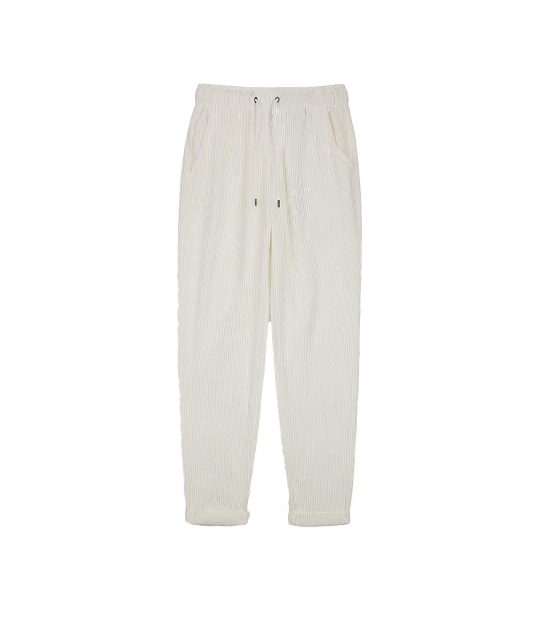 Pantalon velours blanc femme teddy smith 30116952d - l-1