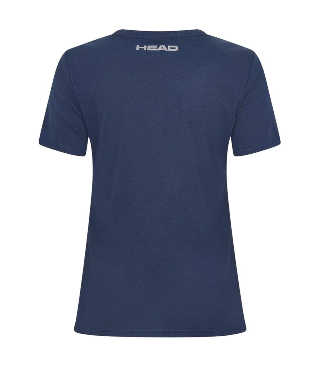 Womens/ladies Club Lara Graphic Print T-shirt Navy Head-2