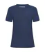 Womens/ladies Club Lara Graphic Print T-shirt Navy Head-2