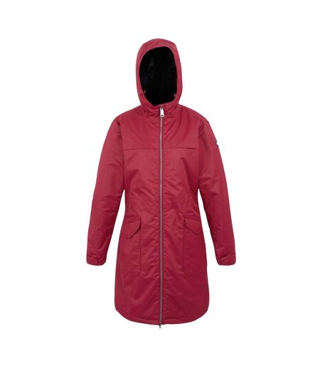 Veste imperméable romine femme rouge foncé / noir Regatta