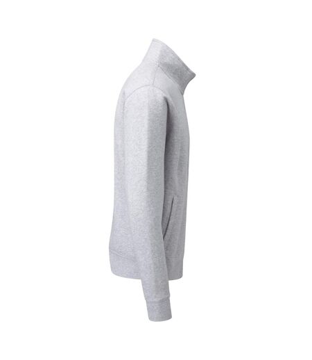 Russell Mens Authentic Full Zip Sweatshirt Jacket (Light Oxford) - UTRW5509