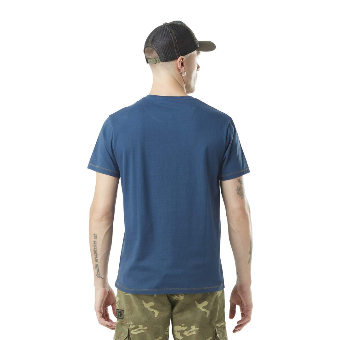 T-shirt homme col rond avec print devant en coton Drive Vondutch-2