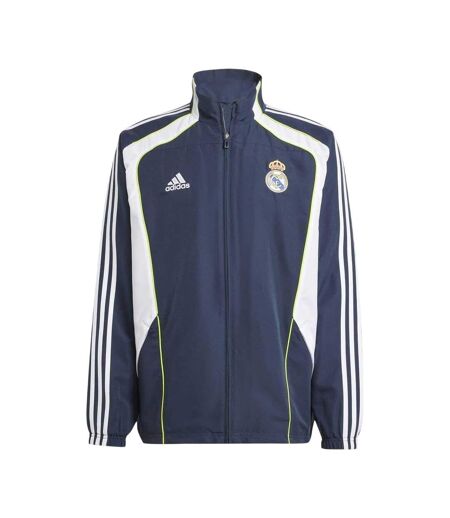 Mens Ubp Real Madrid Cf Tracksuit Top Night Navy Adidas