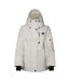 Blouson De Ski À Capuche Ajustable Motif/style Effet Craquelé Snowline Femme Blanc Cassé Imprimé Dare 2B-2