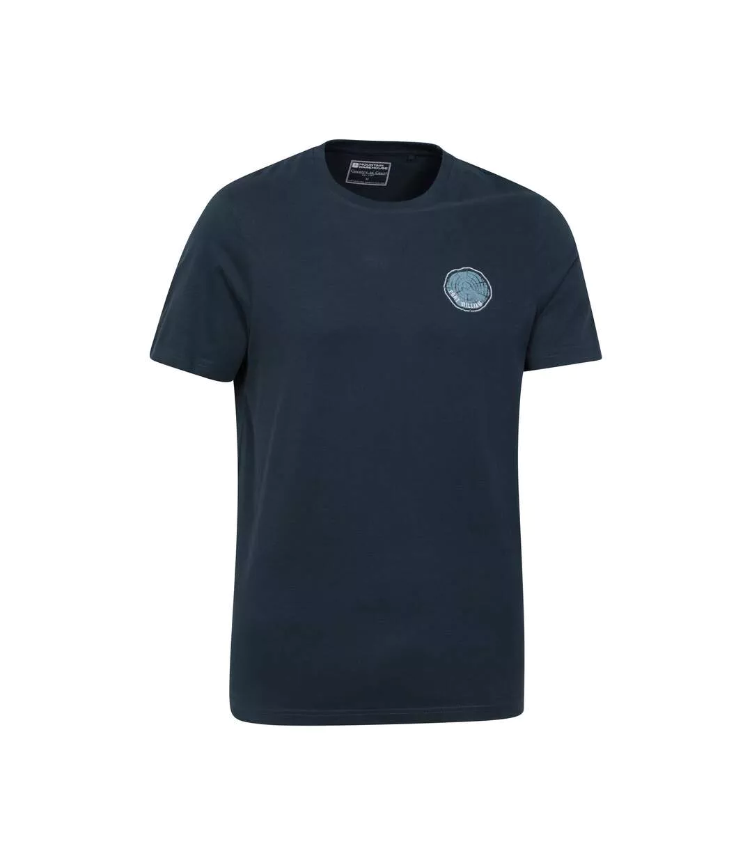 T-shirt Fort William Homme Bleu Foncé Mountain Warehouse-4