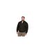 D555 Veste Unie Col Montant Cesar Homme Marron Kaki Noir Chiné Duke-1
