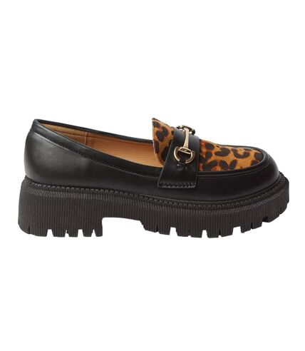 Mocassins nola femme marron / noir Faith