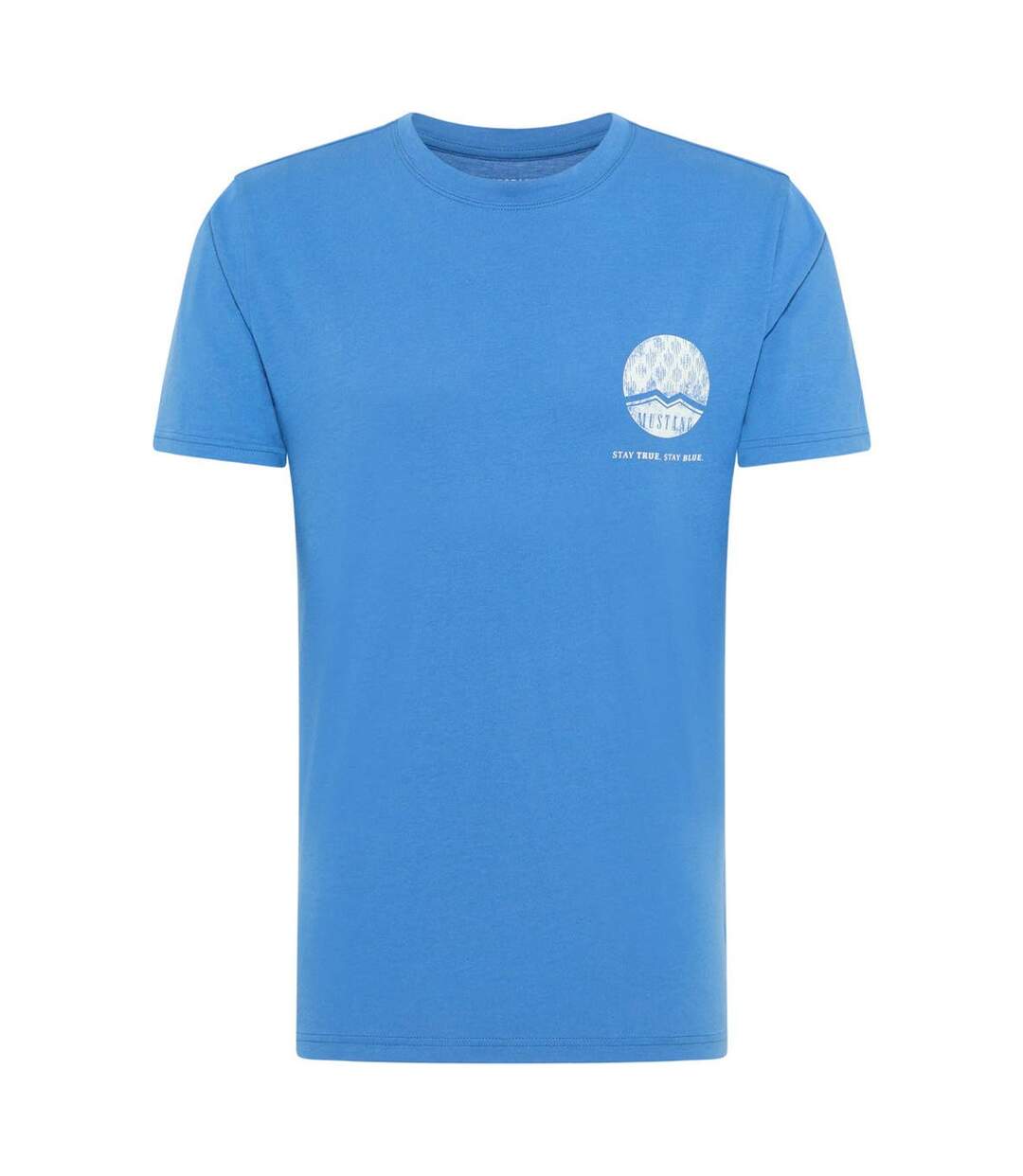 T-shirt Motif/style Imprimé Alex Homme Bleu Mustang-2