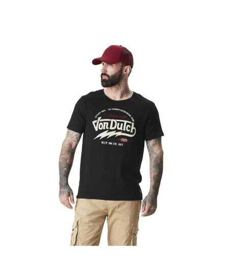 T-shirt homme col rond coton slub avec Logo Keep Vondutch