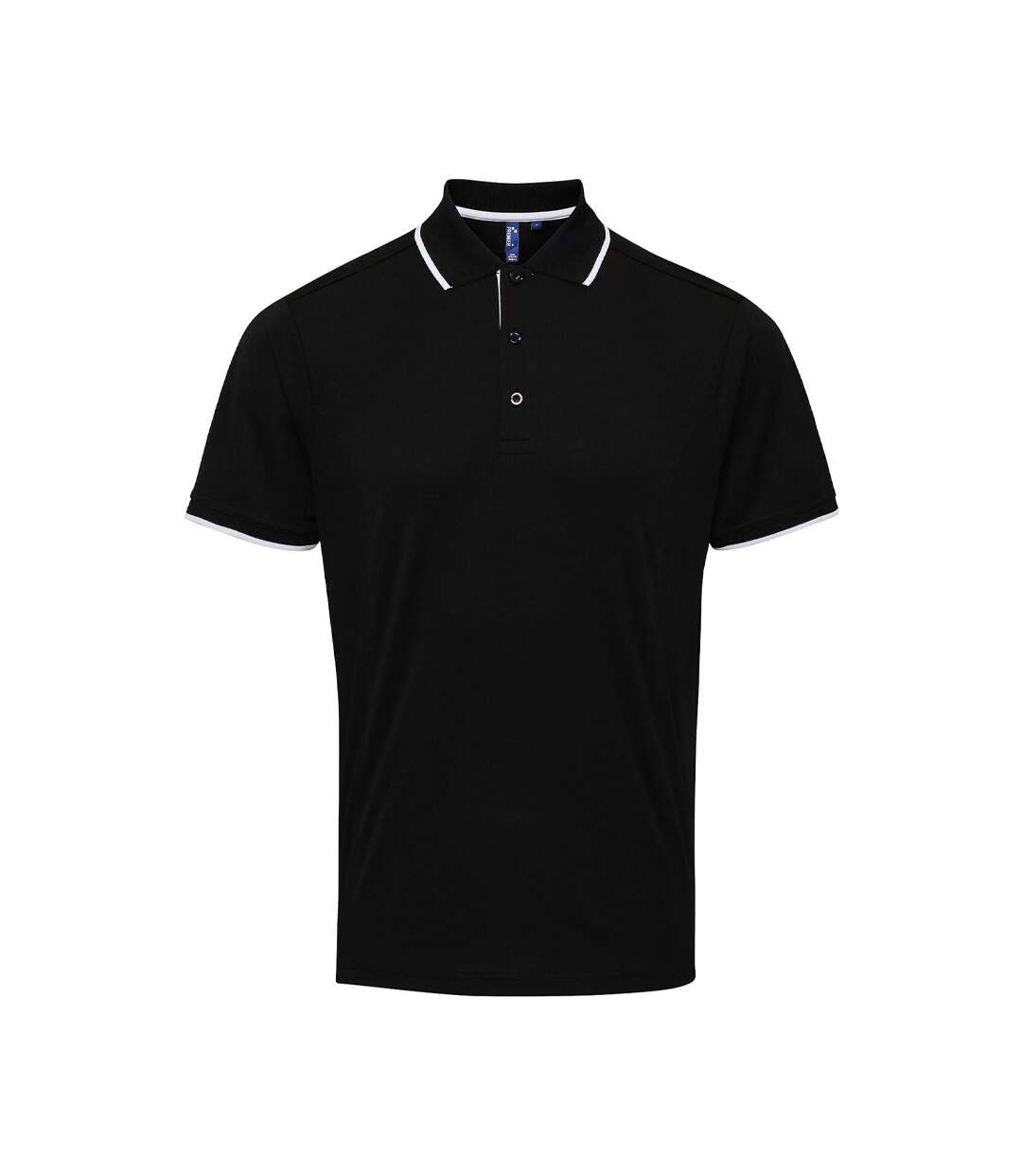 Polo Coolchecker Homme Noir Blanc Premier-1