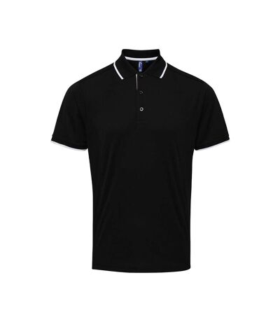 Polo Coolchecker Homme Noir Blanc Premier